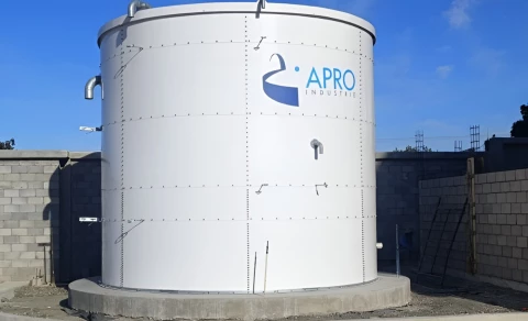 Réservoir de 100m3 au Mexique