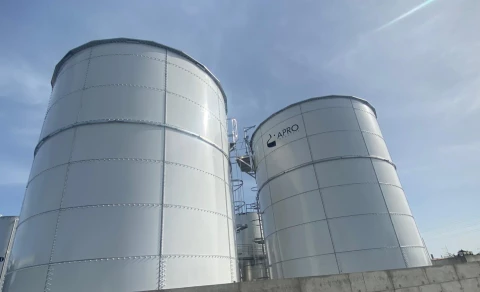 2 Réservoirs en acier vitrifiés peints (76)