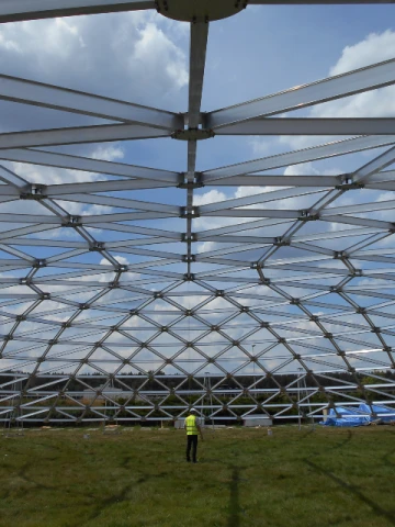 Toiture en aluminium